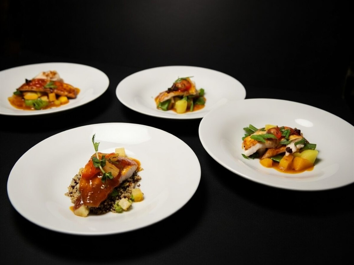 Visgerecht met quinoa
